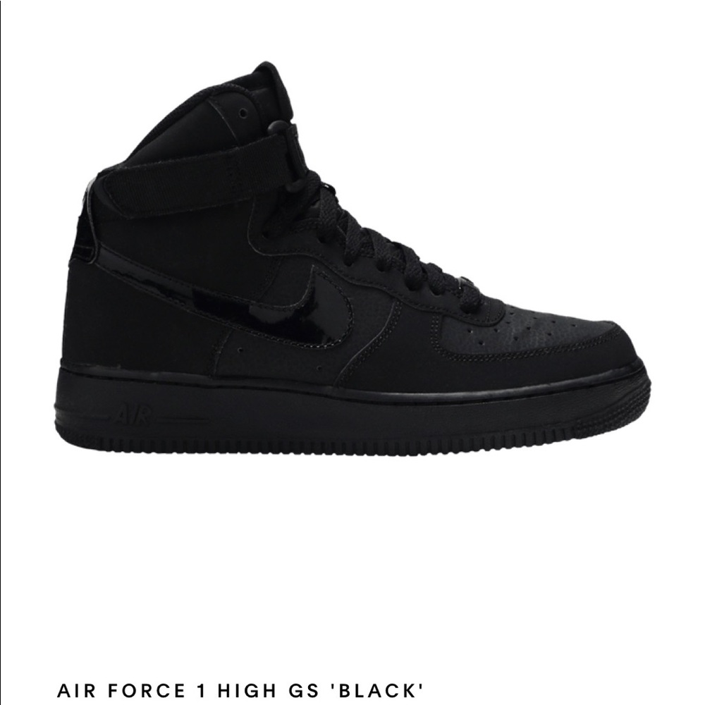 NIKE AIR FORCE 1 HIGH GS “BLACK”